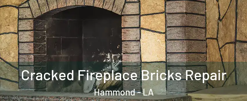  Cracked Fireplace Bricks Repair Hammond - LA