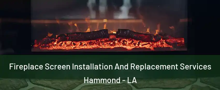  Fireplace Screen Installation And Replacement Services Hammond - LA